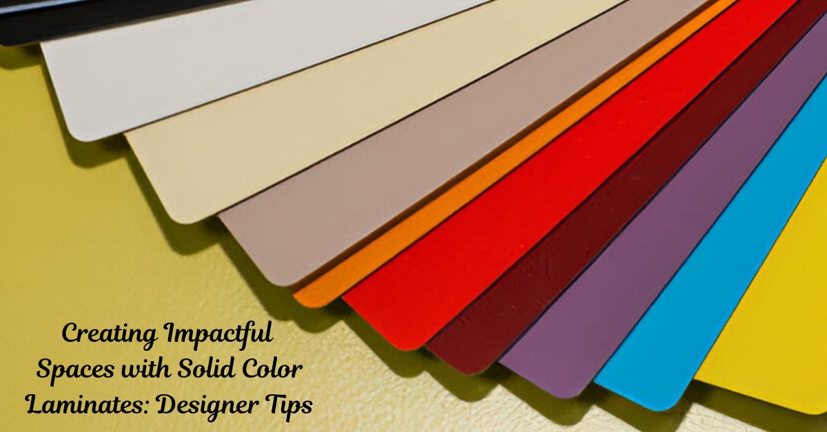 Creating Impactful Spaces with Solid Color Laminates: Designer Tips