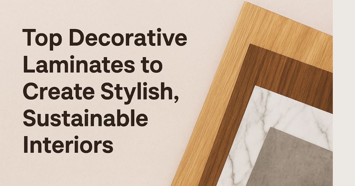 Top Decorative Laminates to Create Stylish, Sustainable Interiors