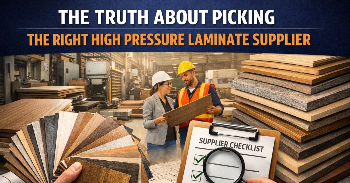 The Truth About Picking the Right High Pressure Laminate Supplier