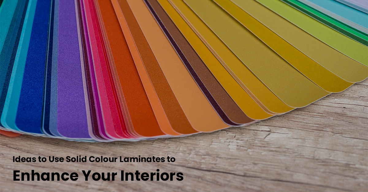 Ideas to Use Solid Colour Laminates to Enhance Your Interiors